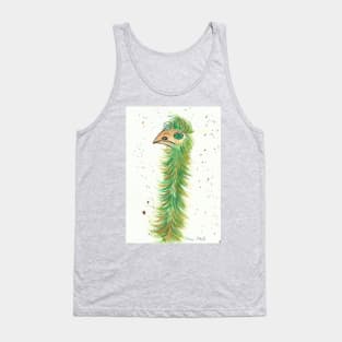 Funny green Emu Tank Top